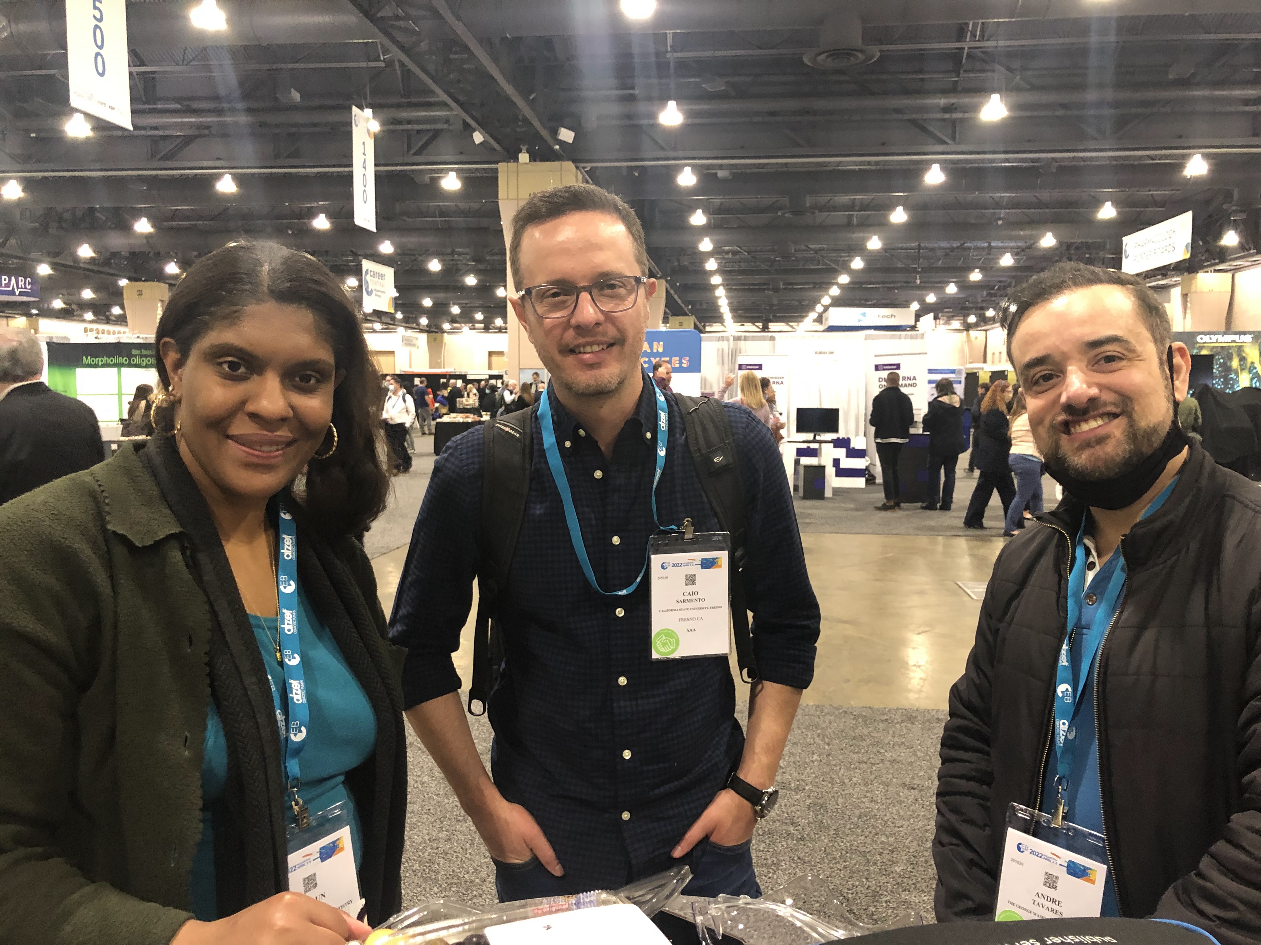 Shaun Loga, Caio Sarmento, and Andre Tavaris at the 2022 Annual Meeting